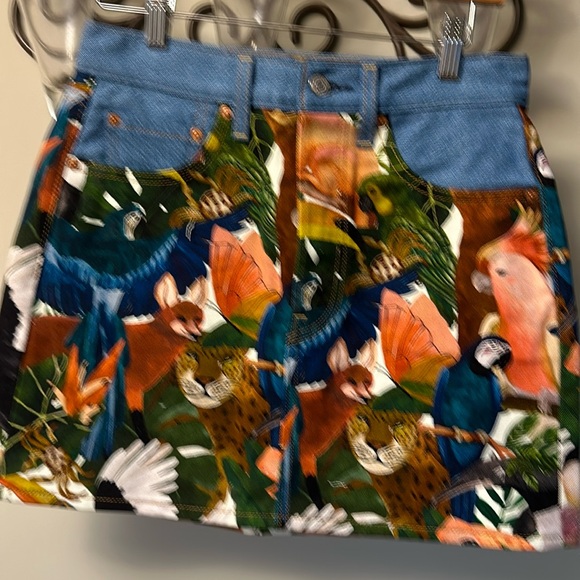Levi's Dresses & Skirts - NWOT  Levi’s Farm Rio ribcage Jean skirt